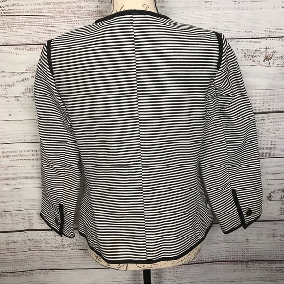 Talbots Button front tweed size 10 Half sleeve‎ career blazer jacket - Picture 4 of 7